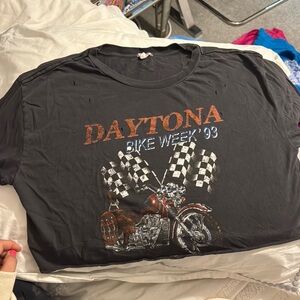 Garage Black Daytona Crop Top